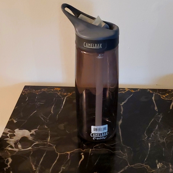 NWT Camelback Eddy Water Bottle Charcoal Gray With Attachment Hook For Hiking - Picture 1 of 10